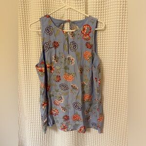 Loft light blue print shell